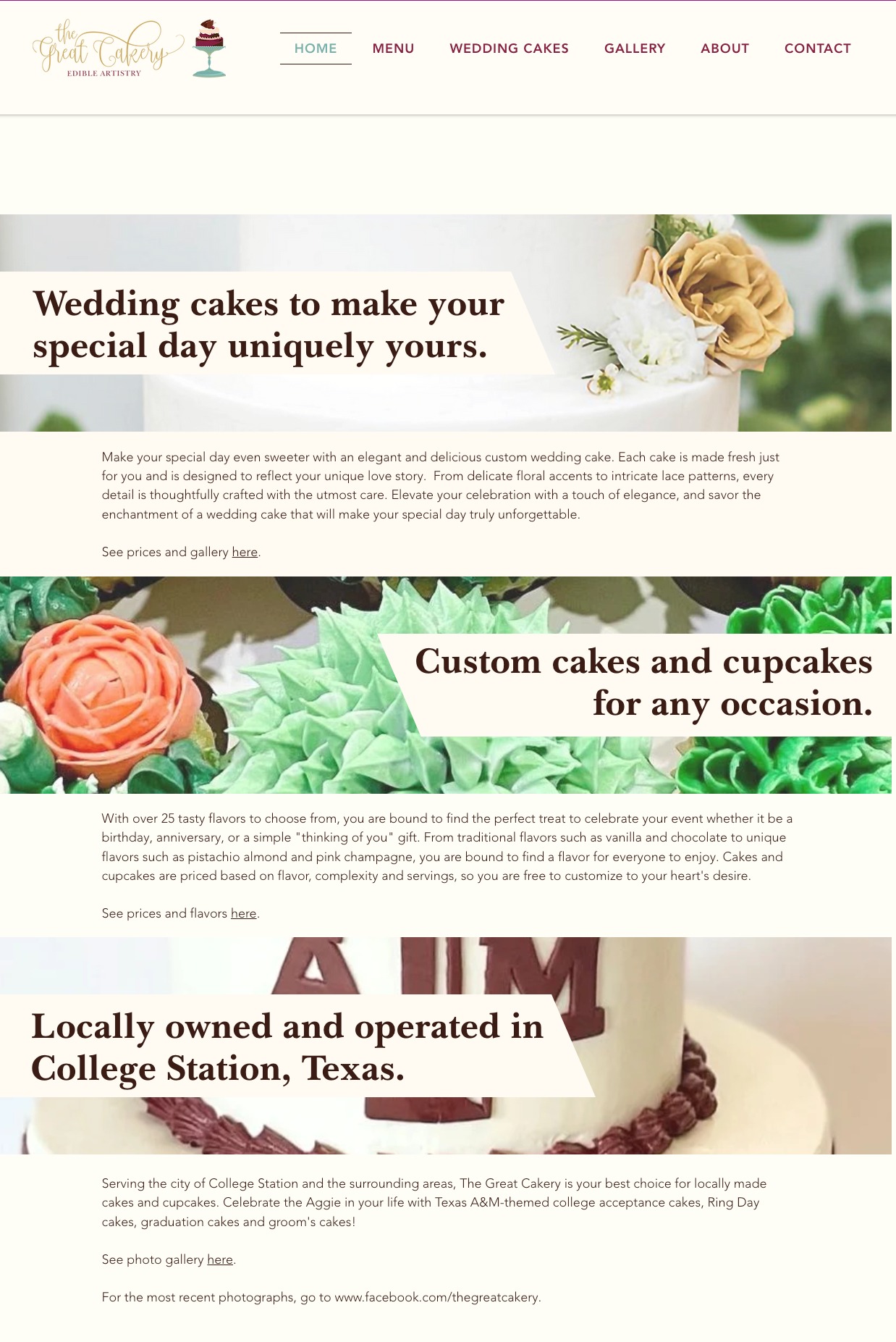 The-Great-Cakery-Home-Page