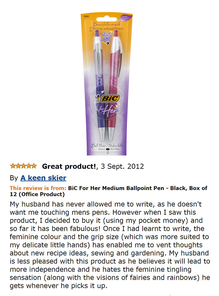funny-amazon-reviews-bic-for-her-pen